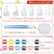 6 Set Paint Your Own Ceramic Gnome Kit – Unpainted DIY Plaster Gnome Statues with Paints, Brushes & Palette for Adults, Summer Arts & Crafts Home Decor Figurines